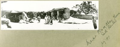 Mercato, Khan Yunis, Palestina del Sud, luglio 1917 da Capt. Arthur Rhodes